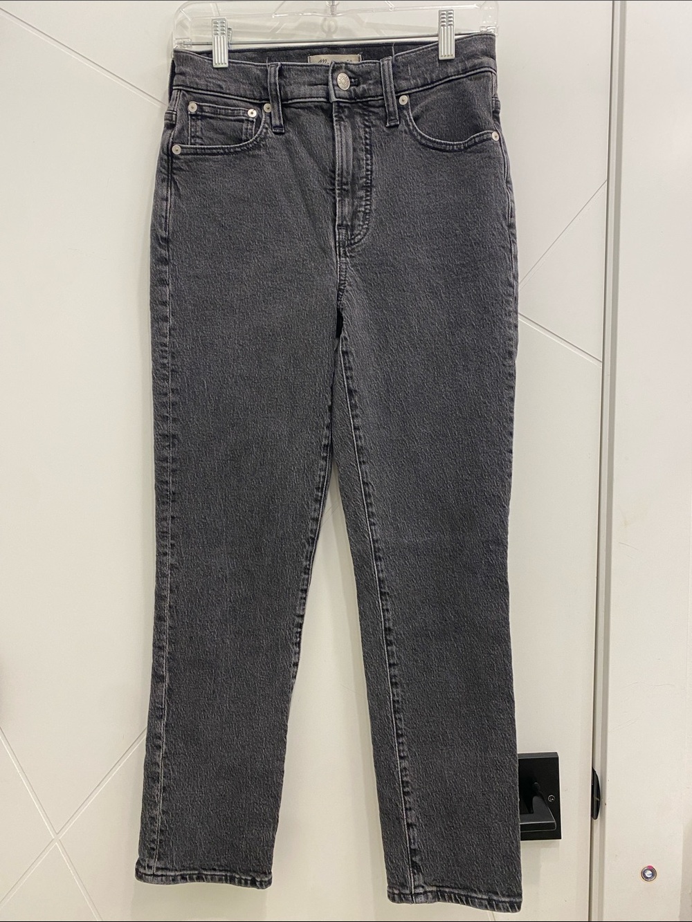 Madewell Black High Rise Jeans Women’s Size 25 The Perfect Vintage Jean Straight